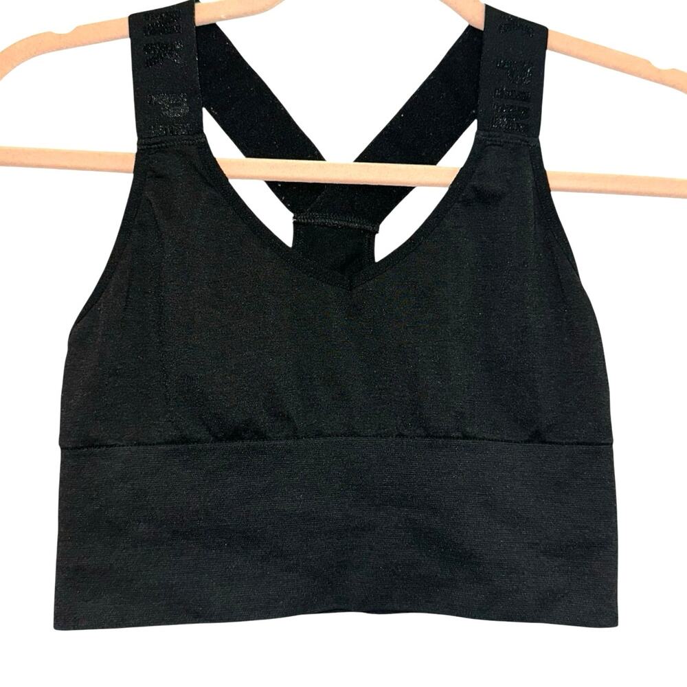 Pink Sport Black Sports Bra Small‎